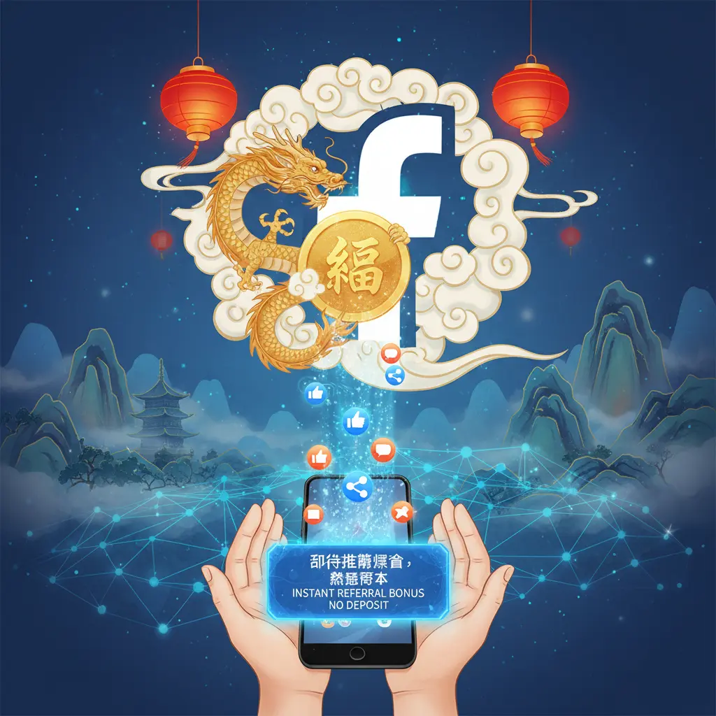 instant referral bonus no deposit - Facebook