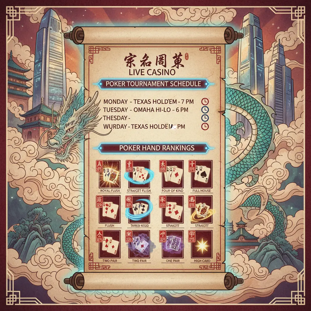 Live casino tournaments schedule - Rankings