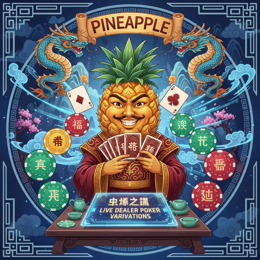 Live dealer poker variations - Pineapple