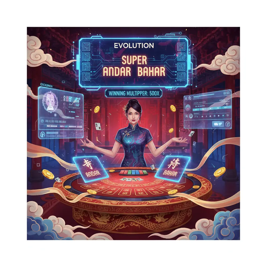 Live dealer andar bahar online - Evolution