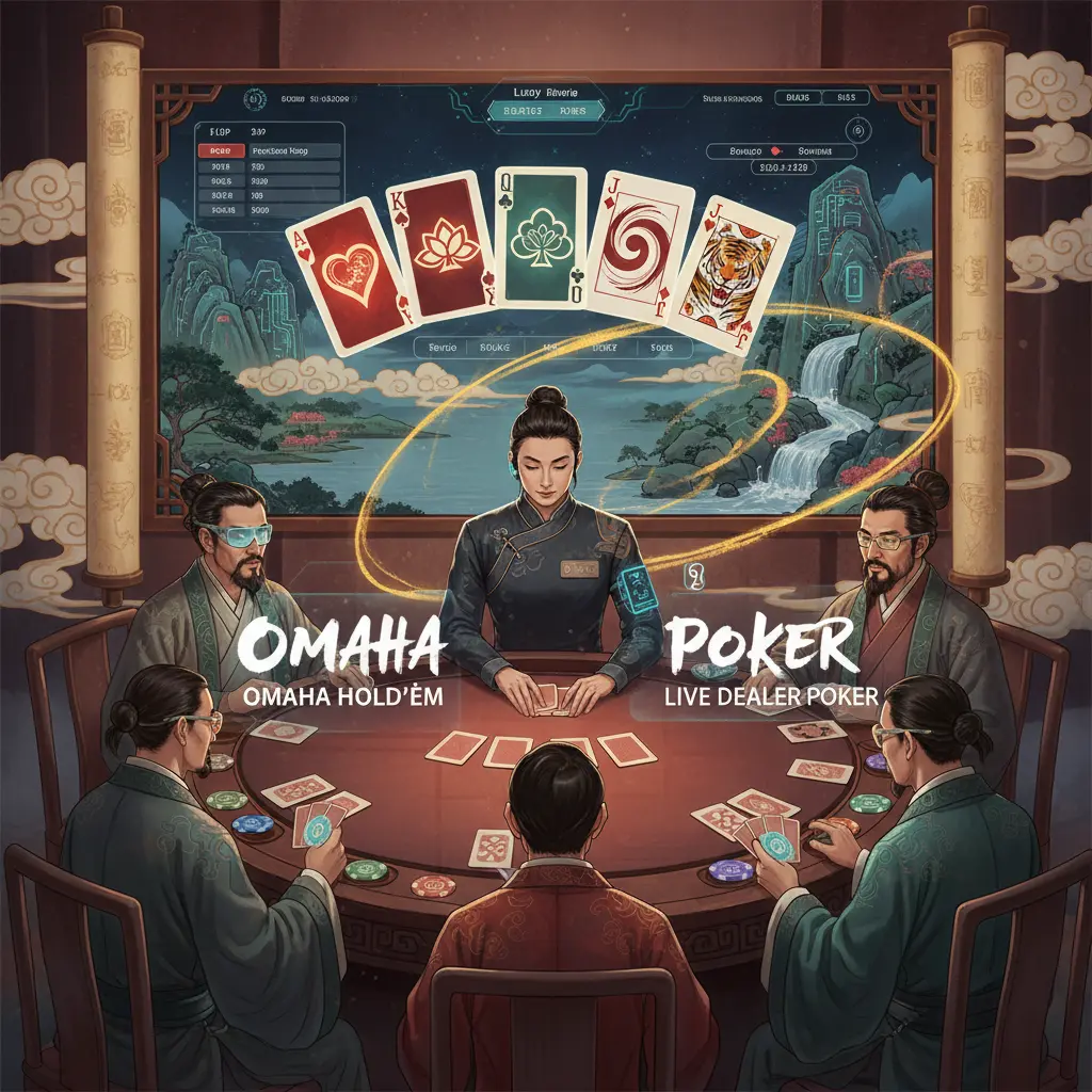 Live dealer poker variations - Omaha