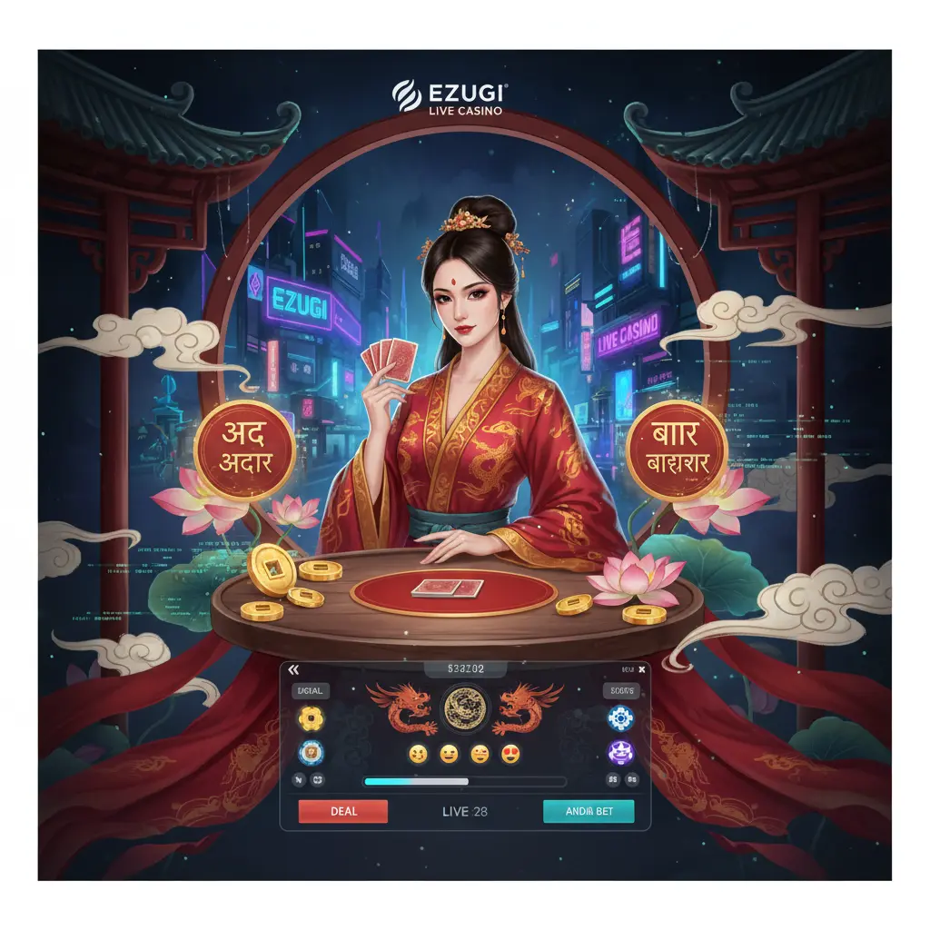 Live dealer andar bahar online - Ezugi