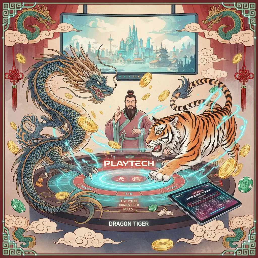 Live dealer dragon tiger rules - Playtech