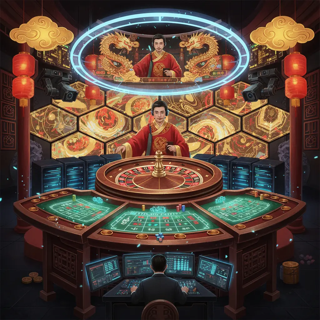 Live casino studio technology - Roulette