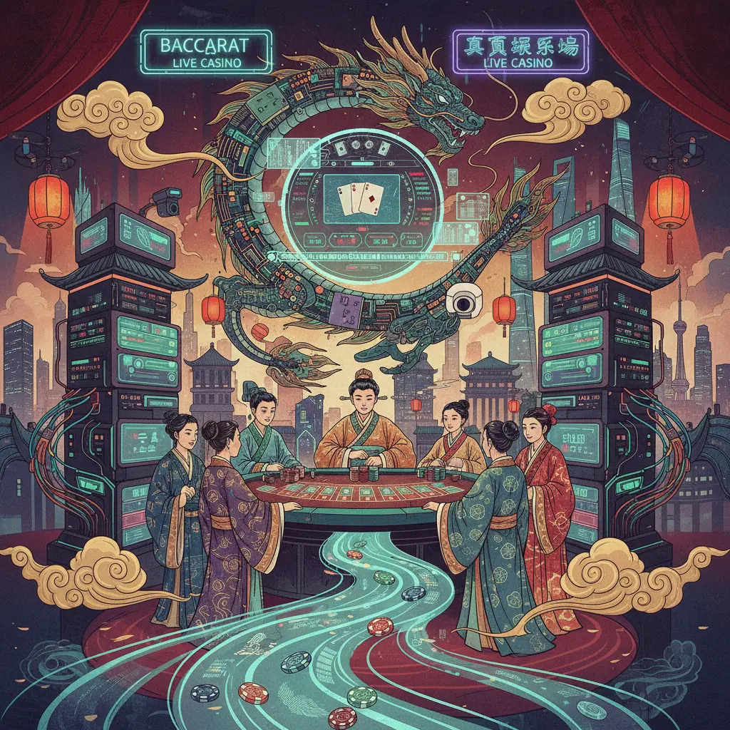 Live casino studio technology - Baccarat