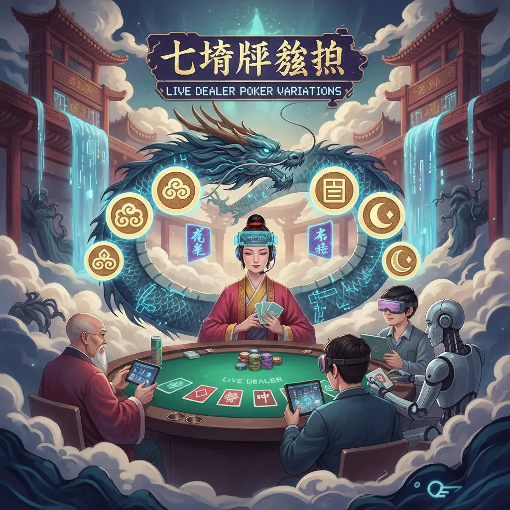 Live dealer poker variations - Seven