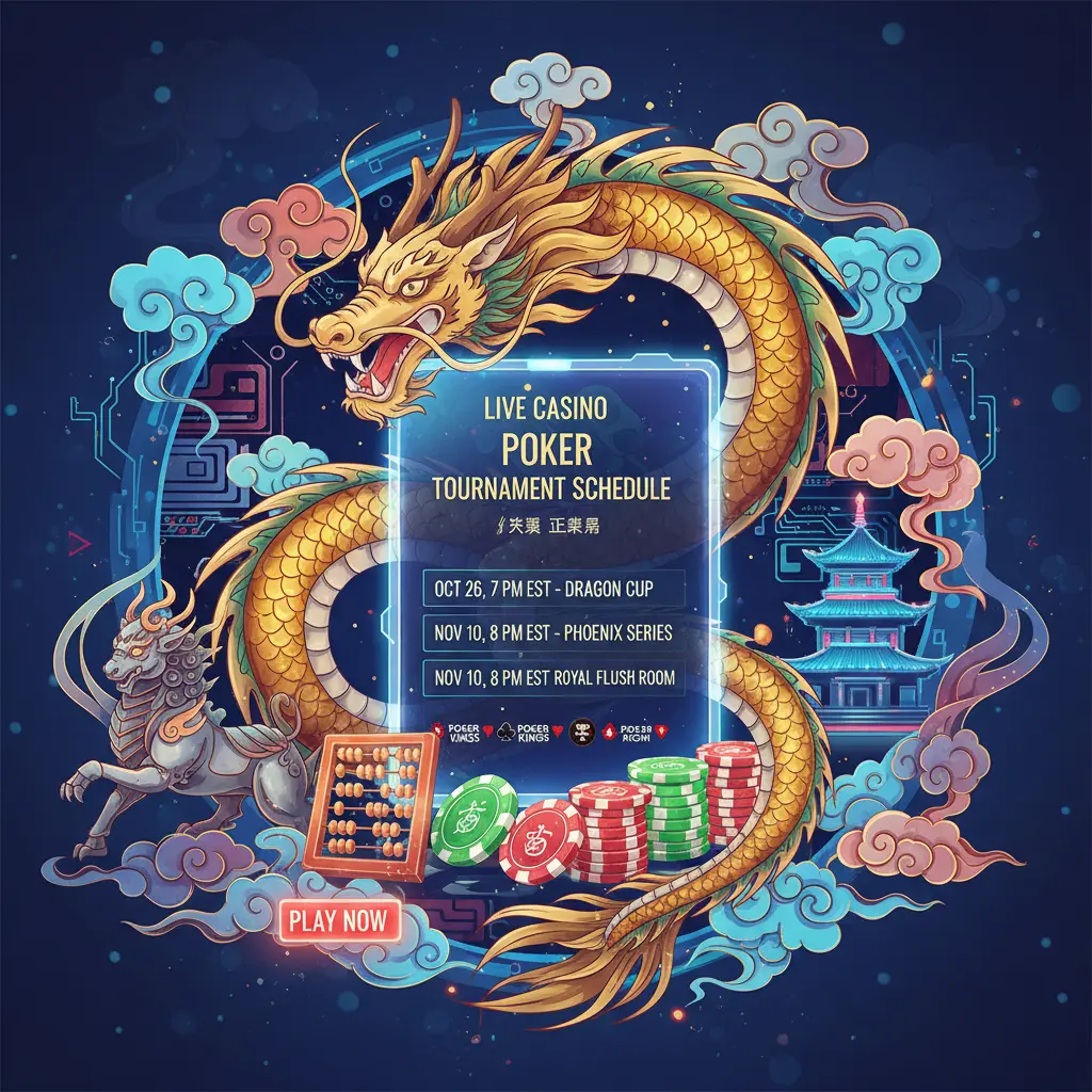 Live casino tournaments schedule - Poker