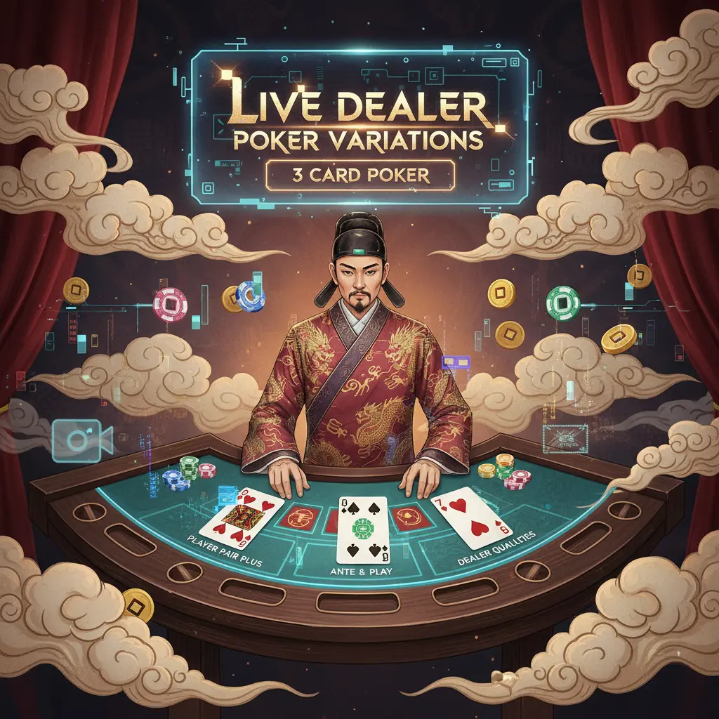 Live dealer poker variations - Poker